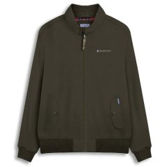 Lambretta Men's Shower Resistant Harrington Bomber Jacket Green