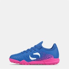 Sondico Blaze Childrens Astro Turf Trainers Blue/Pink