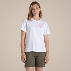Craghoppers Women's Crag Malibo Short-Sleeve Performance T-Shirt OptWhtBeKind