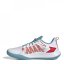 adidas Defiant Speed Womens Tennis Shoes Wht/Blue/Scrlt