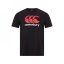 Canterbury Large Logo pánske tričko Black/Red/White