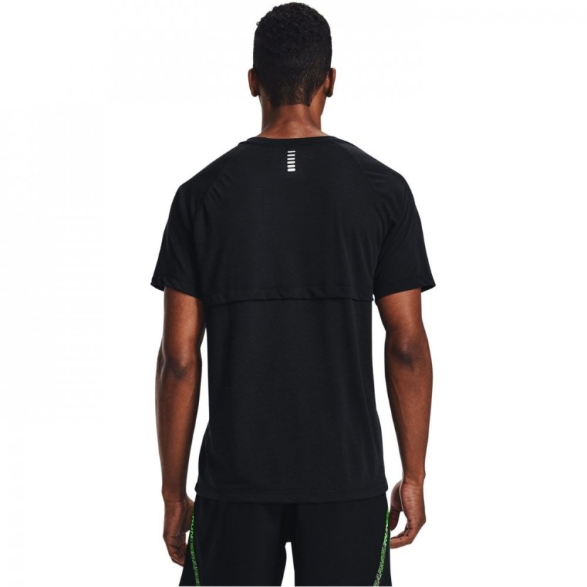 Under Armour Armour Streaker Tee Mens Black/Reflect