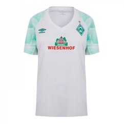 Umbro Werder Bremen Away Jersey Womens White/Green