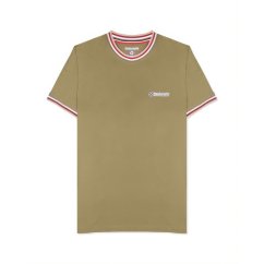 Lambretta Tipped Pique Tee Olive