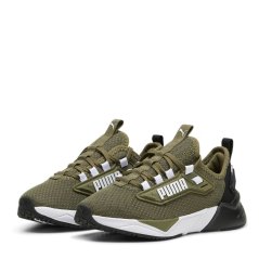 Puma Retaliate 3 Running Shoes Childrens Green/Black