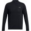 Under Armour Men's Vanish Zipped Long-Sleeve Performance Gym Top Black