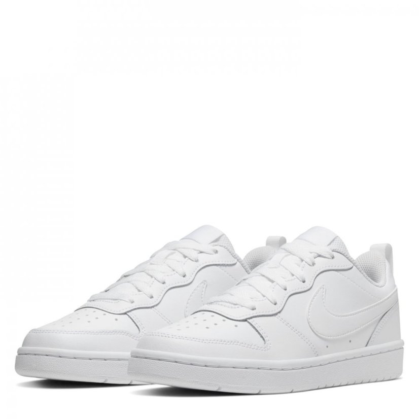 Nike Court Borough Low Recraft Children Shoes Triple White