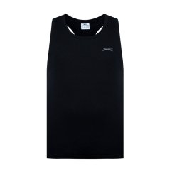 Slazenger Muscle Vest Mens Black