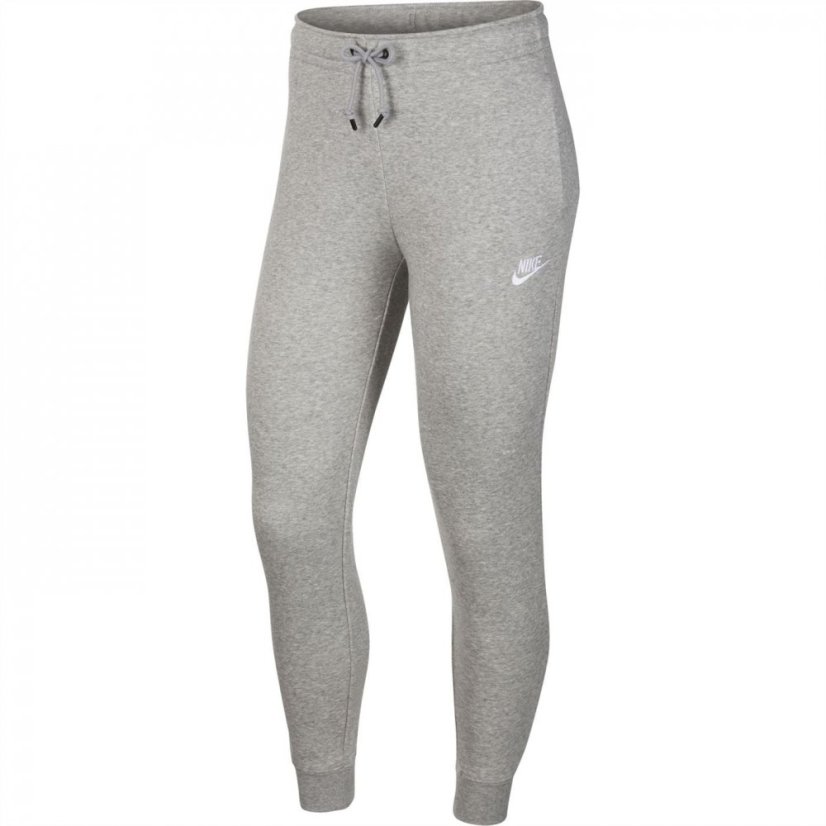 Nike Sportswear Essential Fleece Pants Womens Grey Hth/Whi