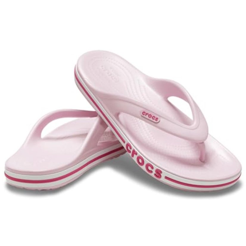 Crocs Men's Bayaband Flip Flops Ballerina Pink