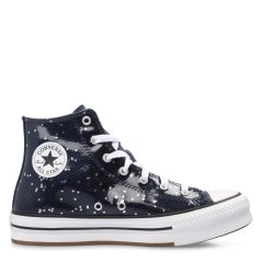 Converse Women's Chuck Taylor All Star Eva Platform Trainers 410-Navy/Whit
