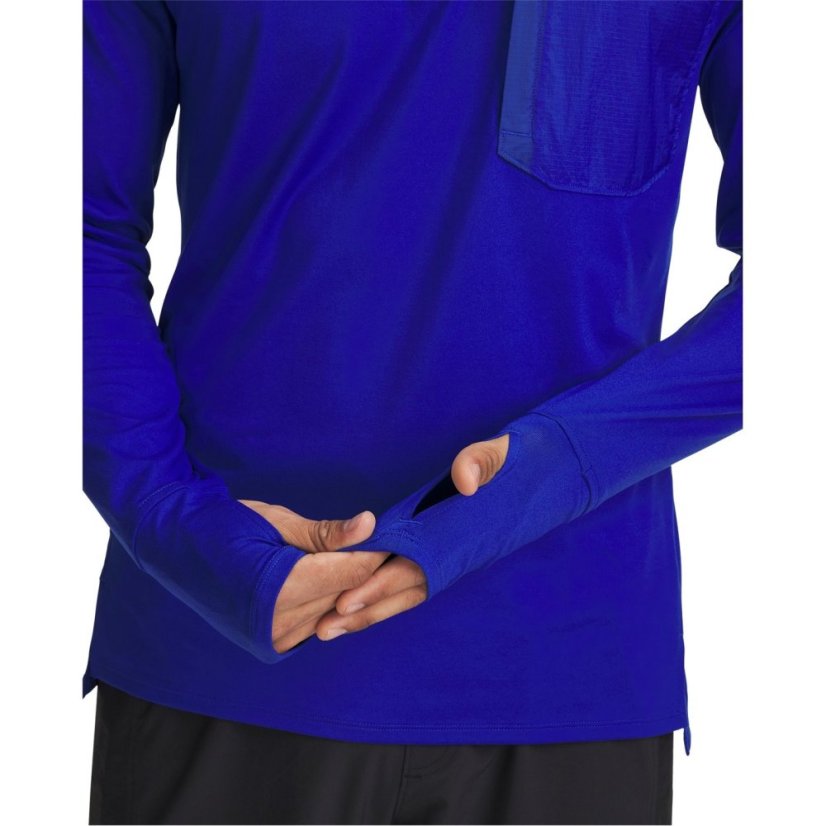 Under Armour Men's Long-Sleeve Performance Running Top Blue