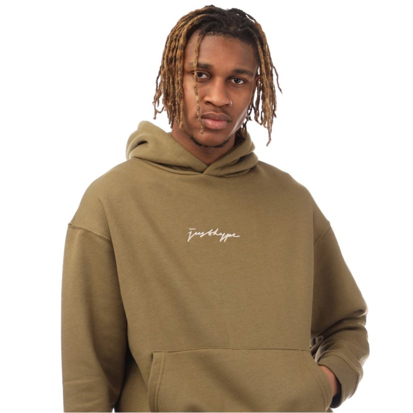 Hype Unisex Adults Hoodie Olive