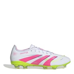adidas Predator Pro Firm Ground Football Boots White/Pink