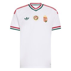 adidas Hungary Away Shirt World Cup ™ 2026 Mens White/Red