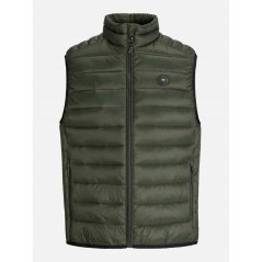 Jack and Jones Bradley Puffer Gilet Mens Rosin
