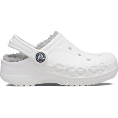 Crocs Baya Lined Clogs Childrens White