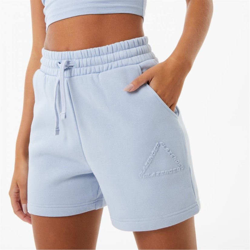 Slazenger ft. Wolfie Cindy Logo Fleece Shorts Baby Blue