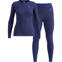 Odlo Performance Baselayer Set Womens Skipper Blue