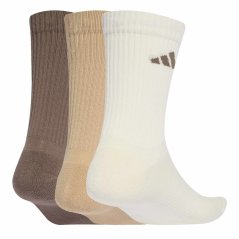 adidas 3-Pack Crew Socks Adults Earth Tonal Bar
