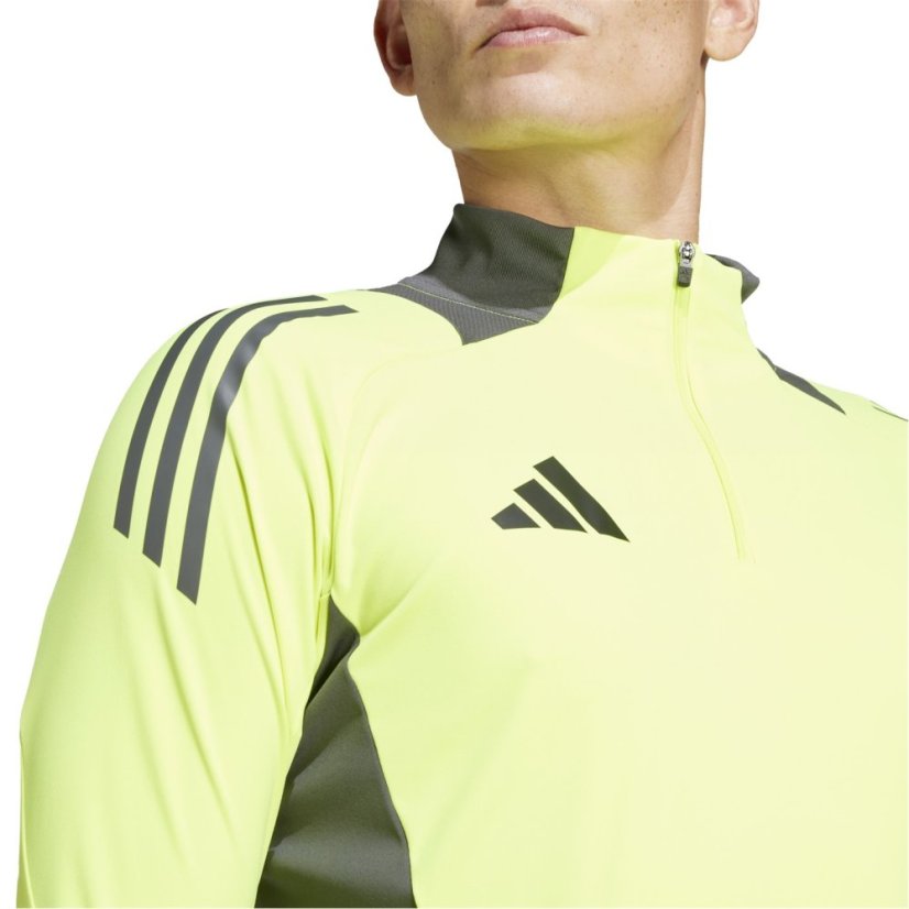 adidas Men's Tiro24 C Quarter Zip Fleece Solar Yellow