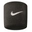 Nike Swoosh Wristband 2 Pack Black/White