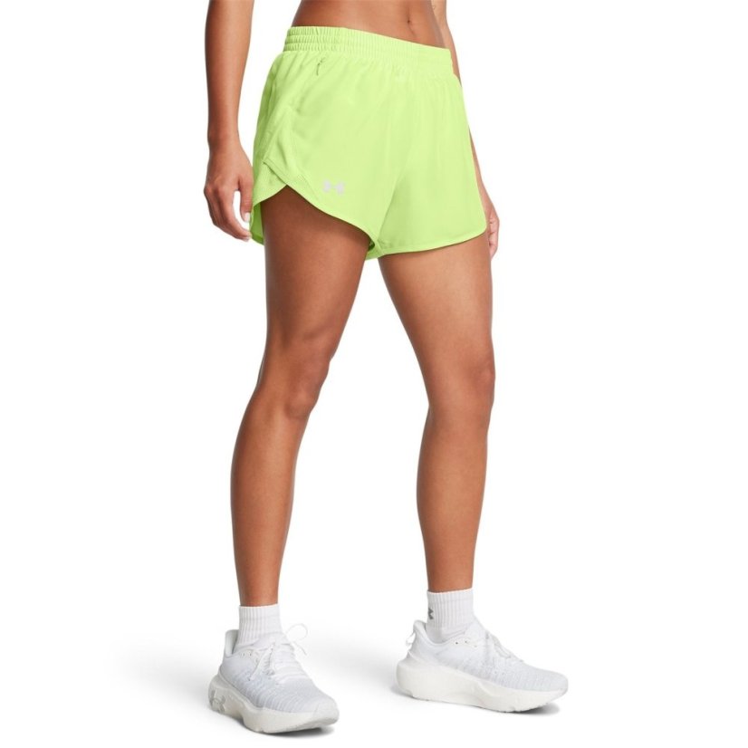 Under Armour Womens Fly-By Performance Gym Shorts Green