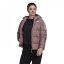 adidas Midweight Down Hooded Jacket Womens Wonder Oxide