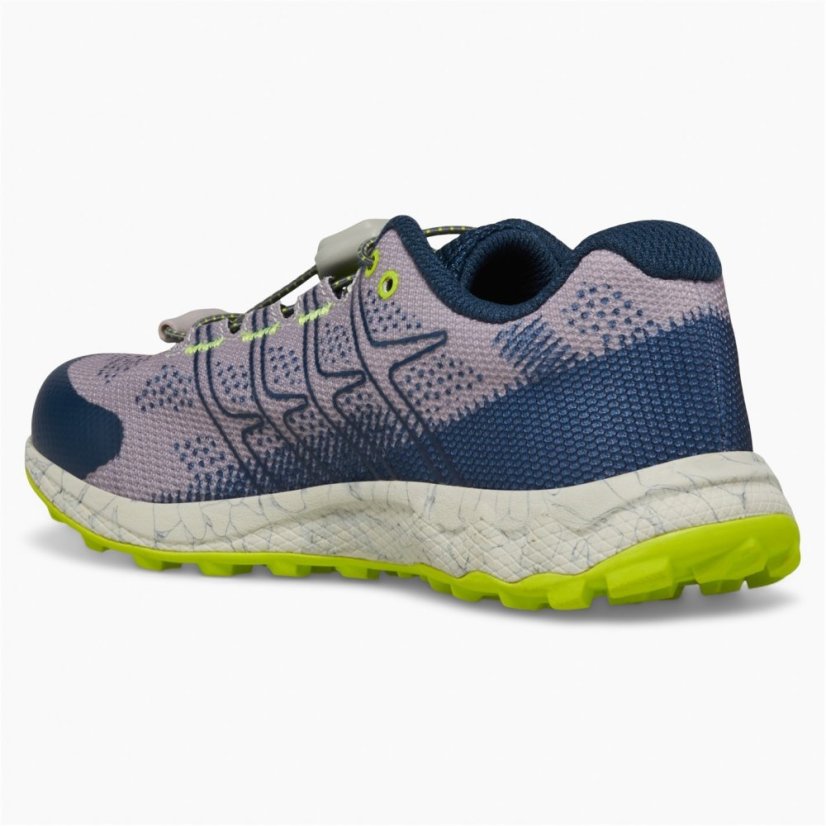 Merrell Moab Flight Low Running Shoes Childs Grey/Navy