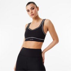 USA Pro x Sophie Habboo Piping Sports Bra Black