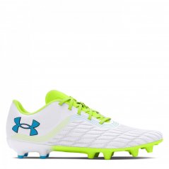 Under Armour Clone Magnetico Pro Firm Ground Football Boots Wht/HghVYlw/Cpr