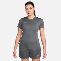 Nike Dri-FIT Academy Short-Sleeve Football Top Womens Iron Grey