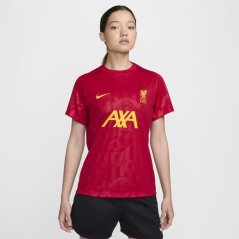 Nike Liverpool Academy Pro Pre Match Shirt 2024 2025 Womens Red