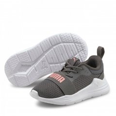 Puma Wired Infant Trainers Grey/Pink
