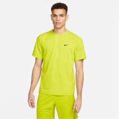 Nike Dri-FIT UV Hyverse Men's Short-Sleeve Fitness Top Neon/Black