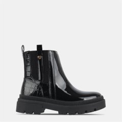 Miso Kids' Stud Chelsea Boots Black Patent