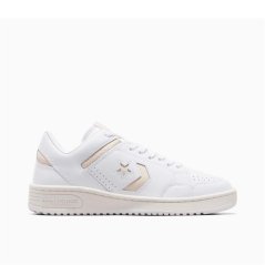Converse Unisex Adults Weapon Leather Low-Top Trainers 987-White/Egr