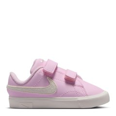 Nike Kids' Tennis Essential All Court Shoes Pink Foam/Sail