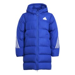 adidas Future Icons Long Padded Jacket Kids Semi Lucid Blue