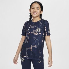 Nike Chelsea Pre Match Shirt Juniors Obsidian/Guava