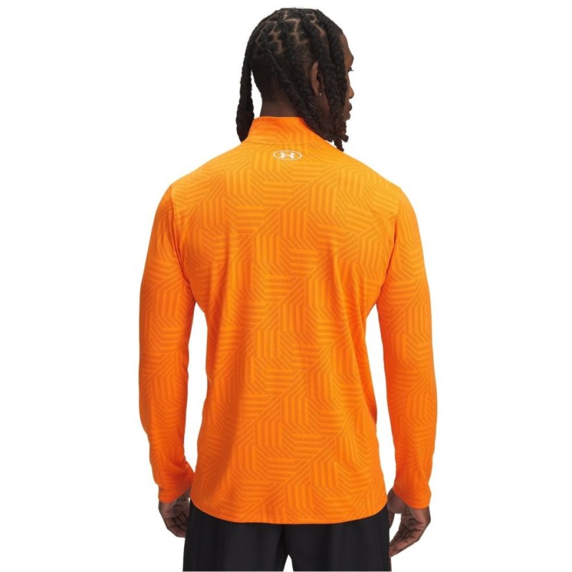 Under Armour Men's Tech Geotessa 1/4 Zip Fleece Orange