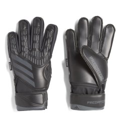 adidas Predator Match Fingersave Goalkeeper Gloves Juniors Black