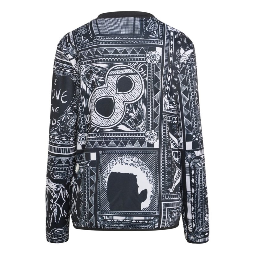 adidas Womens adidas Arsenal Ian Wright Pre-Match Top Black