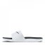 Nike Kawa Junior Slides White/Black