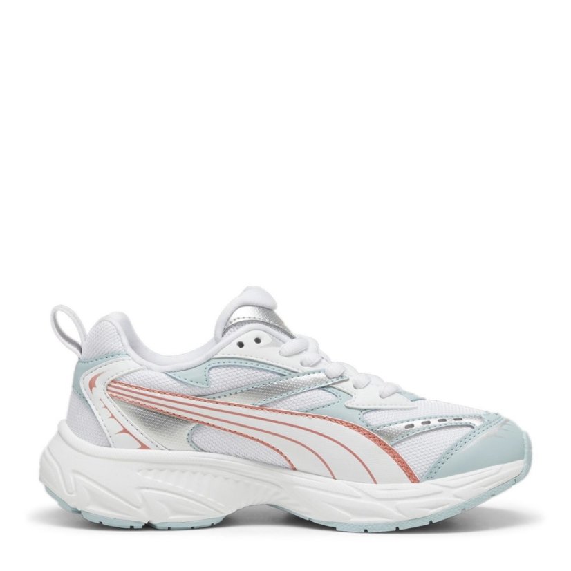 Puma Morphic Techie Jr Runners Unisex Kids Wht/Turquois