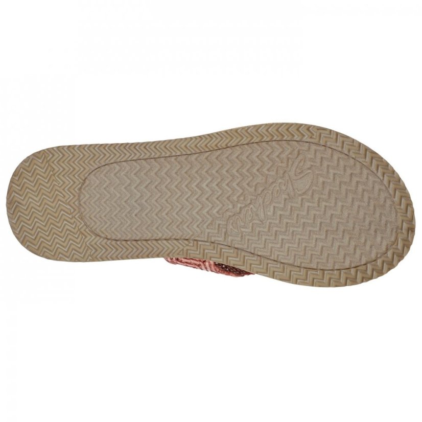 Skechers Open Weave Thong W Yoga Foam Flip Flops Girls Rosette