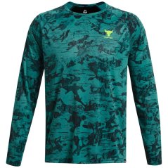 Under Armour Men's Long-Sleeve Performance Gym Top Blue