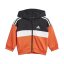 adidas Tiberio 3-Stripes Colorblock Fleece Track Suit Infants Black/Red