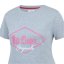 Lee Cooper Diamond dámske tričko Grey Marl