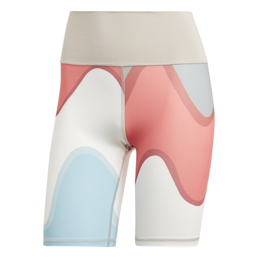 adidas X Marimekko Optime Bike Shorts Womens Iceblu/Clowhi